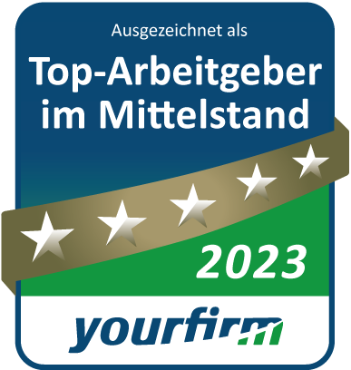 farbiges Logo Siegel Top-Arbeitgeber 2023